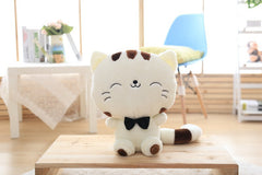 Colorful Cat Plush Toy Pillow for Kids and Babies