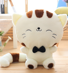 Colorful Cat Plush Toy Pillow for Kids and Babies