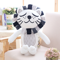 Kawaii Cat & Lion Plush Toy - Decorative Pillow