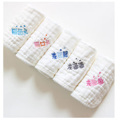 Cartoon Cotton Square Scarf Set