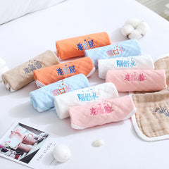 Cartoon Cotton Square Scarf Set