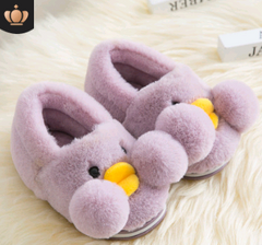 Duck-themed Kids' Cotton Slippers