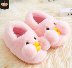 Duck-themed Kids' Cotton Slippers