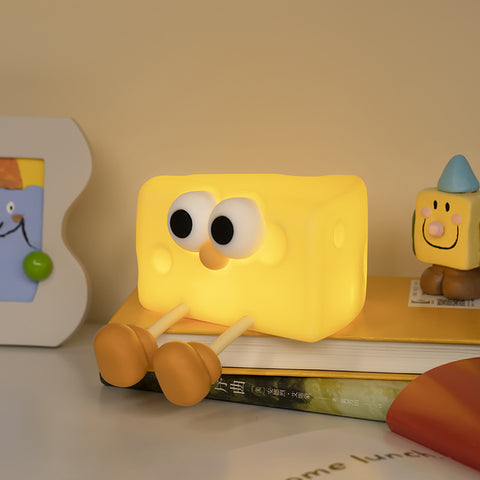 Cheese-Shaped Silicone Night Lamp