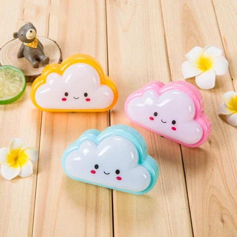 Cute Cloud Face LED Night Light