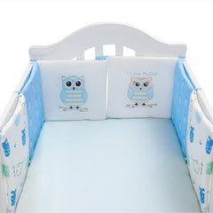 Blue Owl Baby Bedding Set