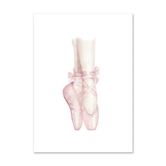 Ballet Dancer Canvas Poster for Nursery