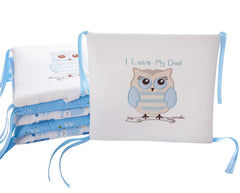 Blue Owl Baby Bedding Set