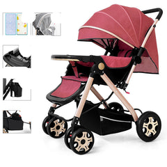 FlexiRide Baby Stroller: Sit, Lie, or Fold