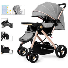 FlexiRide Baby Stroller: Sit, Lie, or Fold